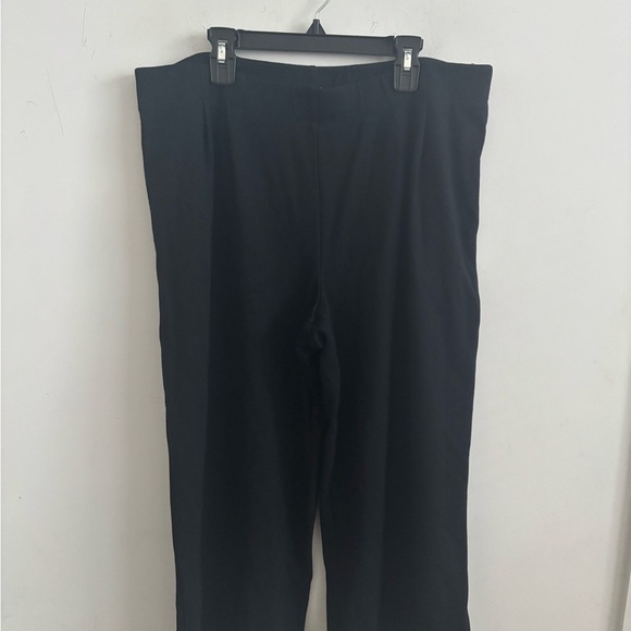 J.jill pants ponte full-leg Cropped Large black minimalist high rise Travel - Picture 9 of 9